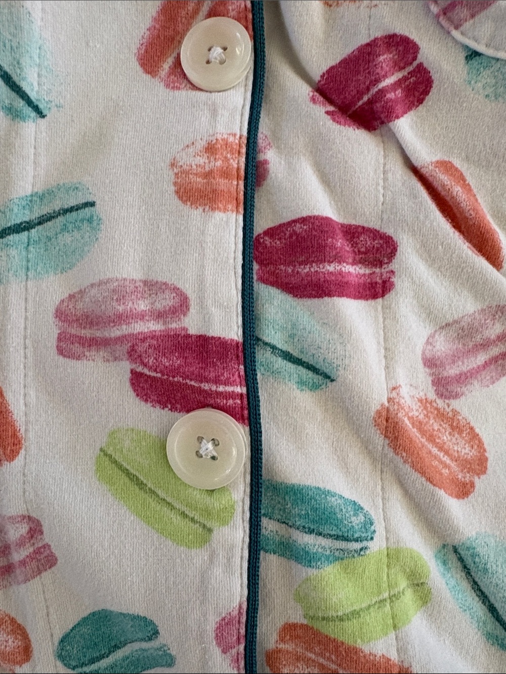 BedHead shorts Pajama Set in Macaron Print-XS - Picture 4 of 9